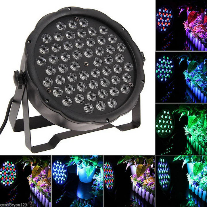Proiector PAR AT PERFORMANCE®, Joc De Lumini, 54 x 3 W LED RGB Disco.